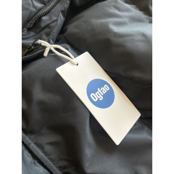 NWT Offside Men's Winter Warm Puffer Jacket Coat Long - Black - Extra Large - Picture 9 of 15